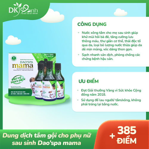 Dung dịch tắm gội Dao’spa